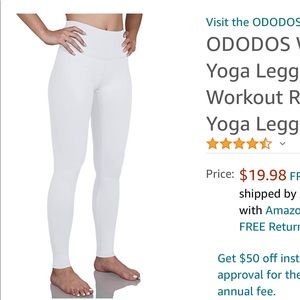 WOMENS WHITE LEGGINGS